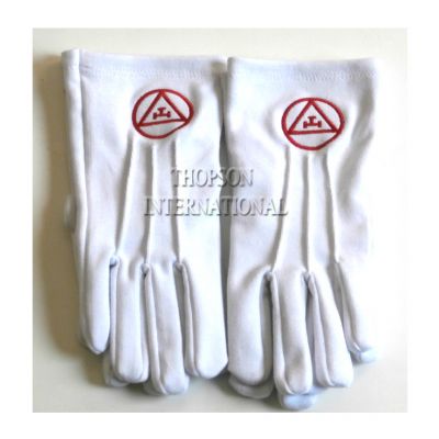 Masonic Royal Arch Cotton Gloves