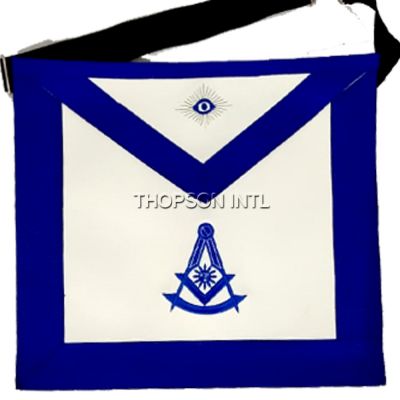 MASONIC PAST MASTER APRON BLUE