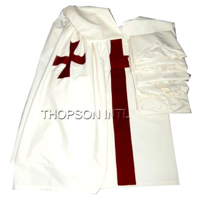 MASONIC KNIGHT TEMPLAR MANTEL & TUNIC