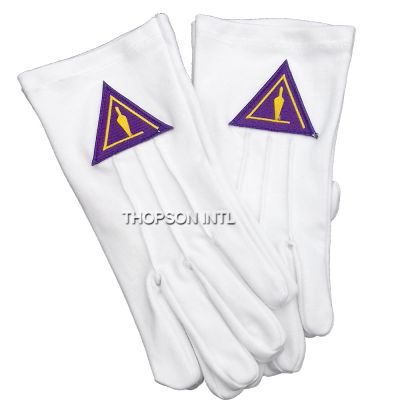 Masonic RSM Cotton gloves