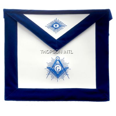 Masonic Blue lodge Master Mason Apron