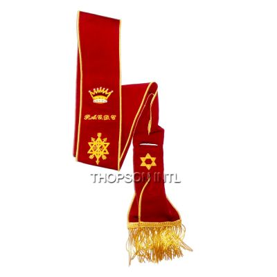 Masonic OSM PAST GRAND VISITOR Embroidered SASH