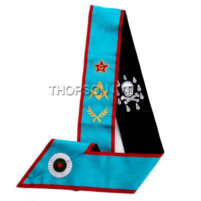 Masonic French rite Master Mason Sash