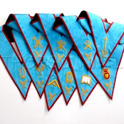 MASONIC FRENCH RITE OFFICER COLLARS