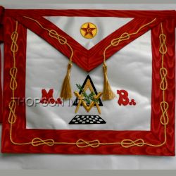 Masonic French rite MB Apron