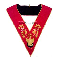 ROSE CROIX 18 DEGREE Collar red