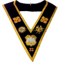 MASONIC REGALIA AASR 32ND DEGREE COLLAR