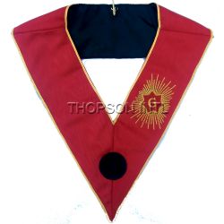 MASONIC AASR COLLAR RED