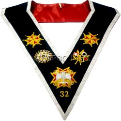 MASONIC AASR SCOTTISH RITE 32 DEGREE COLLAR